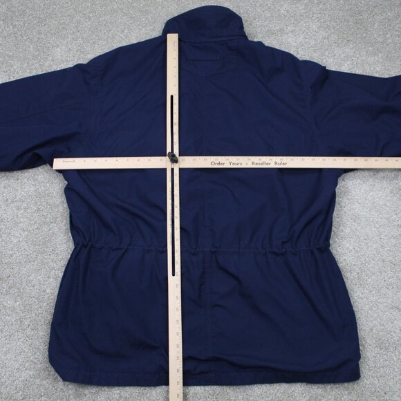 Eddie Bauer Jacket Adult XL Wool Lined Mountain Parka Blue Full Zip Utility Coat - Picture 14 of 16